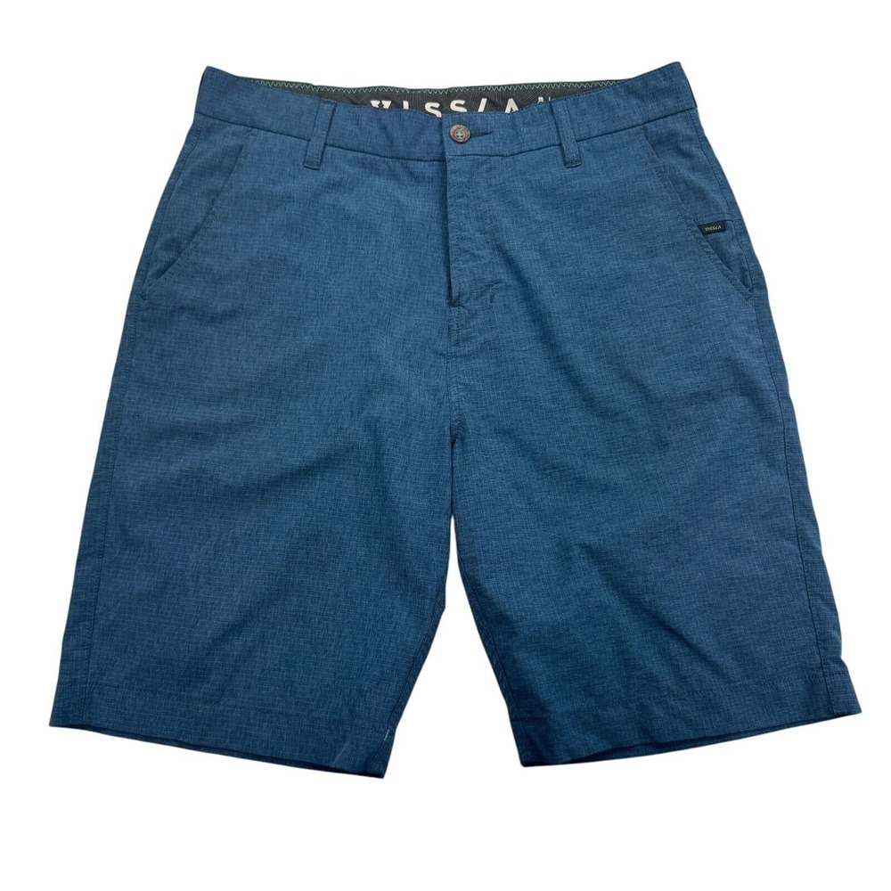 VISSLA Blue Flat Front Men's Shorts